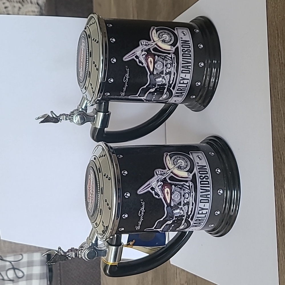 Harley beer stein
